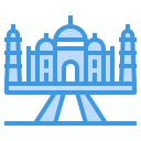 taj mahal icon