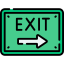 Exit door