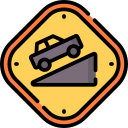 subida empinada icon