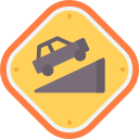 subida empinada icon