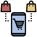 las compras en línea icon