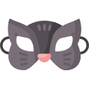 máscara de gato 