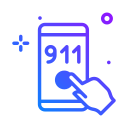 llamada al 911 icon