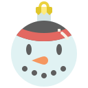 pelota de navidad icon