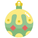 pelota de navidad icon