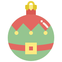 pelota de navidad icon