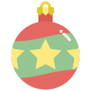 pelota de navidad icon