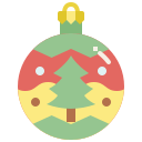 pelota de navidad icon