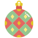 pelota de navidad icon