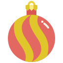 pelota de navidad icon