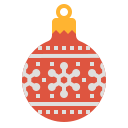 pelota de navidad icon