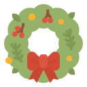 corona de navidad icon