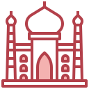 taj mahal icon