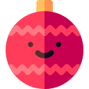 pelota de navidad icon