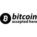 bitcoin aceptado aquí logo 