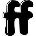 schets van het friendfeed-logo icoon