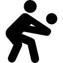 silueta de voleibol icon