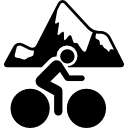 kolarstwo górskie ikona