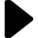 Right arrow black triangle icon