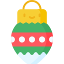 pelota de navidad icon