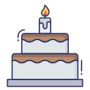 pastel de cumpleaños icon