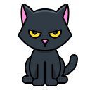 gato negro icon