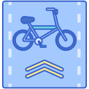 carril de bicicletas icon