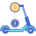 scooter electrico icon