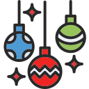 pelota de navidad icon