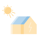 casa solar icon