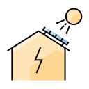 casa solar icon