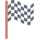 bandera de carrera icon