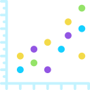 gráfico de dispersión icon