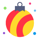 pelota de navidad icon