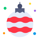 pelota de navidad icon