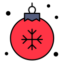 pelota de navidad icon