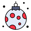 pelota de navidad icon