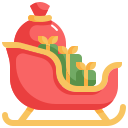 trineo de santa claus icon