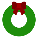 corona de navidad icon