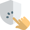 cursor de mano icon