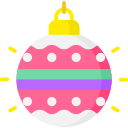 pelota de navidad icon