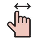 flecha horizontal icon