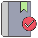 marca de libro icon