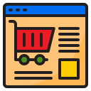 las compras en línea icon