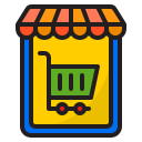 las compras en línea icon