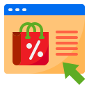 las compras en línea icon