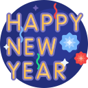 feliz año nuevo icon