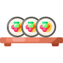 rolo de sushi 