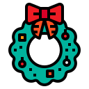 corona de navidad icon