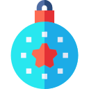 pelota de navidad icon